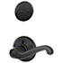Schlage Flair Left Handed One-Sided Dummy Interior Pack - Exterior Handleset Sold Separately Aged Bronze
