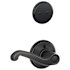 Schlage Flair Right Handed One-Sided Dummy Interior Pack - Exterior Handleset Sold Separately Aged Bronze