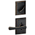 Schlage Avila One-Sided Dummy Interior Pack with Addison Trim - Exterior Handleset Sold Separately Aged Bronze