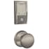 Schlage Encode WiFi Enabled Electronic Keypad Deadbolt with Century Trim and Andover Knob Set Satin Nickel