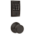 Schlage Encode WiFi Enabled Electronic Keypad Deadbolt with Century Trim and Bowery Knob Set Aged Bronze