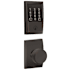 Schlage Encode WiFi Enabled Electronic Keypad Deadbolt and Bowery Knob Set with Century Trim Aged Bronze