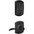 Schlage Encode Greenwich Electronic Keyless Entry Deadbolt Combo Pack with Accent Interior Lever and Decorative Greenwich Trim Matte Black