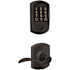 Schlage Encode Greenwich Electronic Keyless Entry Deadbolt Combo Pack with Accent Interior Lever and Decorative Greenwich Trim Aged Bronze