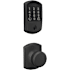 Schlage Encode Greenwich Electronic Keyless Entry Deadbolt Combo Pack with Bowery Interior Knob and Decorative Greenwich Trim Matte Black