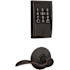 Schlage Encode Plus Century Electronic Keyless Entry Deadbolt Combo Pack with Accent Interior Lever and Decorative Plymouth Trim Aged Bronze