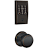 Schlage Encode Plus Century Electronic Keyless Entry Deadbolt Combo Pack with Andover Interior Knob and Decorative Georgian Trim Aged Bronze