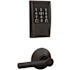 Schlage Encode Plus Century Electronic Keyless Entry Deadbolt Combo Pack with Broadway Interior Lever and Decorative Plymouth Trim Aged Bronze