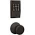 Schlage Encode Plus Century Electronic Keyless Entry Deadbolt Combo Pack with Bowery Interior Knob and Decorative Plymouth Trim Aged Bronze