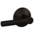 Schlage Custom Broadway Non-Turning Two-Sided Dummy Door Lever Set with Kinsler Trim Aged Bronze