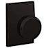 Schlage Custom Bowery Non-Turning Two-Sided Dummy Door Knob Set with Century Trim Aged Bronze