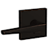 Schlage Custom Eller Non-Turning Two-Sided Dummy Door Lever Set with Collins Trim Aged Bronze