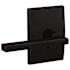 Schlage Custom Latitude Non-Turning Two-Sided Dummy Door Lever Set with Century Trim Aged Bronze