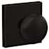 Schlage Custom Plymouth Non-Turning Two-Sided Dummy Door Knob Set with Collins Trim Aged Bronze