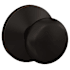Schlage Custom Plymouth Non-Turning Two-Sided Dummy Door Knob Set with Kinsler Trim Aged Bronze