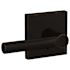 Schlage Custom Broadway Passage & Privacy Door Lever Set with Collins Trim Aged Bronze