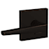 Schlage Custom Eller Passage & Privacy Door Lever Set with Collins Trim Aged Bronze