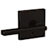 Schlage Custom Latitude Passage & Privacy Door Lever Set with Collins Trim Aged Bronze