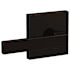Schlage Custom Northbrook Passage & Privacy Door Lever Set with Collins Trim Aged Bronze