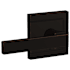 Schlage Custom Northbrook Passage & Privacy Door Lever Set with Upland Trim Aged Bronze
