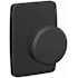 Schlage Custom Swanson Passage or Privacy Door Knob Set with Greene Trim Matte Black