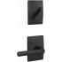 Schlage-FC59-BRW-CEN-Matte Black Angled Left View