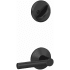 Schlage-FC59-BRW-KIN-Matte Black Angled Left View