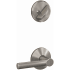 Schlage-FC59-BRW-KIN-Satin Nickel Angled Left View