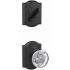 Schlage-FC59-HOB-CAM-Matte Black Angled Left View