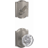 Schlage-FC59-HOB-CAM-Satin Nickel Angled Left View