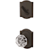 Schlage Custom Alexandria Single Cylinder Sectional Interior Pack with Camelot Rose Aged Bronze