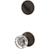 Schlage Custom Hobson One-Sided Dummy Interior Pack with Kinsler Trim - Exterior Handleset Sold Separately Aged Bronze