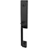 Schlage Custom Century Keyed Entry Single Cylinder Half Plate Handleset - Exterior Only Matte Black