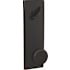 Schlage Custom Bowery Single Cylinder Full Plate Interior Pack with Century Trim Aged Bronze