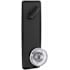 Schlage Custom Single Cylinder Keyed Entry Interior Only Pack with Dawes Lever and Greene Trim Matte Black