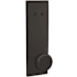 Schlage Custom Bowery One-Sided 3/4 Trim Dummy Interior Pack with Century Trim - Exterior Handleset Sold Separately Aged Bronze