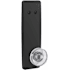 Schlage Custom Interior Only Non-Turning One-Sided Dummy with Dawes Lever and Greene Trim Matte Black