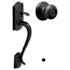 Schlage Camelot Lower Handleset Featuring the Georgian Knob for Use with Schlage Deadbolts Aged Bronze