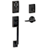 Schlage Century Touch Entry Handleset with Latitude Lever Aged Bronze