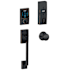 Schlage Connect Century Touchscreen Handleset with Plymouth Knob and Built-in Alarm Aged Bronze