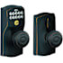 Schlage Camelot Keypad Entry with Flex-Lock Door Knob Set with Georgian Interior Knob Aged Bronze