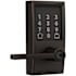 Schlage Encode WiFi Enabled Electronic Keypad Latitude Door Lever with Century Trim Aged Bronze