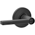 Schlage Solstice Privacy Door Lever Set from the J-Series Matte Black
