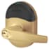 Schlage Athens Electronic Storeroom Door Lever with ENGAGE™ Technology from the NDE Series - Full Size Interchangeable Core Satin Bronze