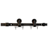 Schlage Top Mount 78 Inch Sliding Barn Door Track and Fitting Set for Interior Use Aged Bronze