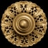 Schonbek-5692-A-Heirloom Gold Finish Swatch - Black Background
