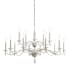 Schonbek Modique 15 Light 39-1/2" Wide Crystal Chandelier with Heritage Crystals Antique Silver