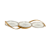 Schonbek Bijoux 3 Light 28" Wide LED Vanity Light Aged Brass
