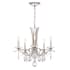 Schonbek Vesca 5 Light 23" Wide Crystal Chandelier with Heritage Crystals Antique Silver