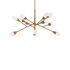 Schonbek Beyond Synapse 32" Wide LED Crystal Pendant Aged Brass